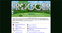 Desktop Screenshot of froggerwildlife.com